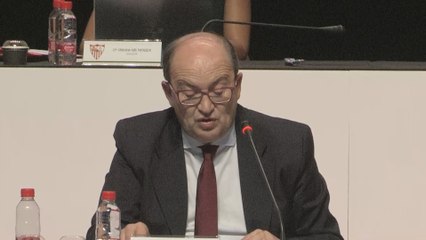 Castro dice que la salud financiera del Sevilla no está comprometida pese a pérdidas