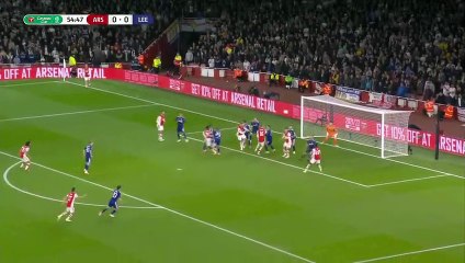 Calum Chambers Goal -  Arsenal 1-0 Leeds  - 26.10.2021