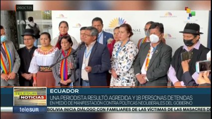 Tải video: teleSUR Noticias 15:30 26-10: Se desata represión policial en Ecuador durante jornada de protesta