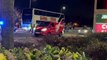 Maybury crash: Glasgow Road closed after bus and car collide
