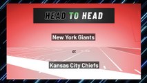 New York Giants at Kansas City Chiefs: Moneyline