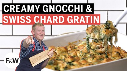 Justin Chapple makes Creamy Swiss Chard Gratin with Crispy Gnocchi | Mad Genius