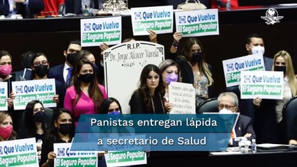 “¿Cómo le gustaría ser recordado?”: Diputados del PAN entregan lápida a Jorge Alcocer