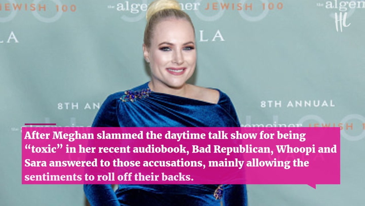 Whoopi Goldberg & Sara Haines Finally Respond To Meghan Mccain Slamming ‘The View’