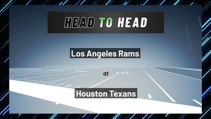 Los Angeles Rams at Houston Texans: Over/Under