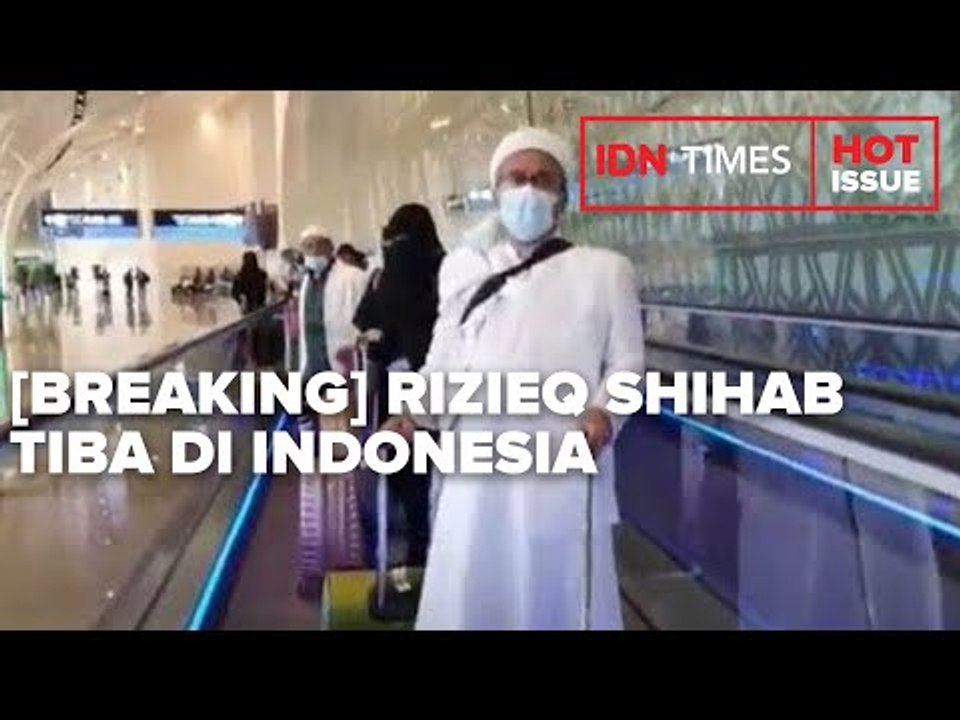 [BREAKING] SUDAH TIBA, RIZIEQ SHIHAB LANGSUNG MENUJU PETAMBURAN