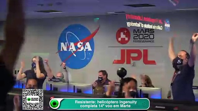 Resistente helicóptero Ingenuity completa 14º voo em Marte