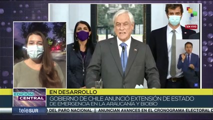 Edición Central 26-10: Gobierno de Chile anunció extensión de estado de emergencia