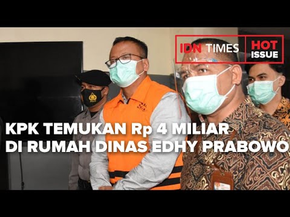 KPK TEMUKAN UANG Rp4 MILIAR SAAT GELEDAH RUMAH DINAS EDHY PRABOWO