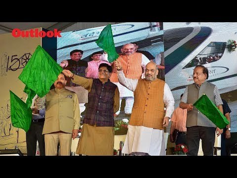 Amit Shah flags off Delhi-Katra Vande Bharat express train