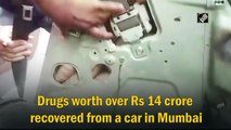 Drugs worth over Rs 14 crore recovered from a car in Mumbai