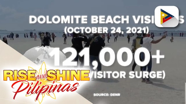 DENR, hinigpitan ang health protocols sa Dolomite Beach sa Manila Bay; Mga edad 11 pababa, bawal na sa Dolomite Beach