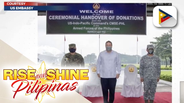 AFP, natanggap ang higit P2-M ng COVID-19 vaccine cold storage units at ICU beds na donasyon ng U.S.