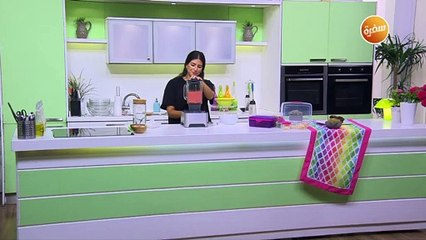 عصير فراولة بقطع الموز | نورا السادات