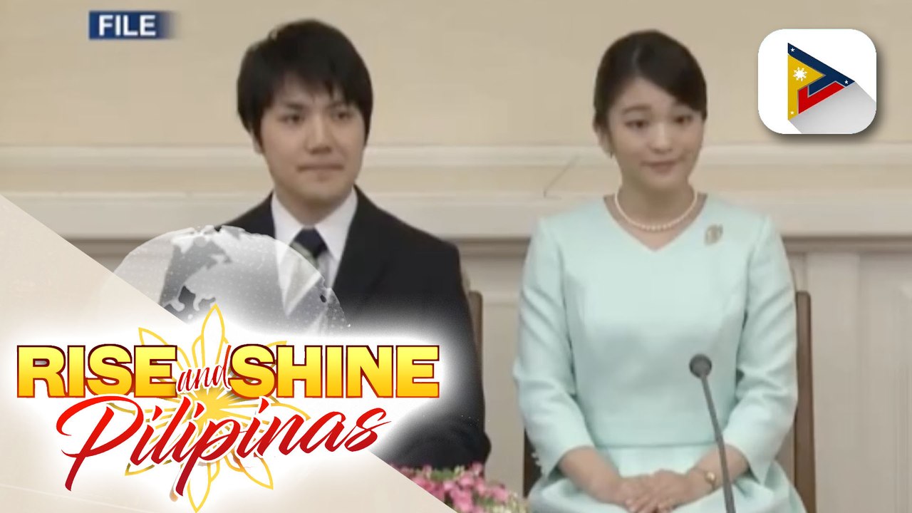 GLOBALITA: Princess Mako ng Japan, ikinasal na sa university sweetheart na si Kei Komuro