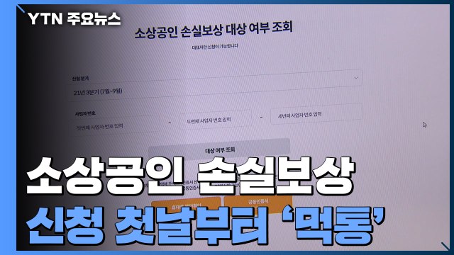 소상공인 손실보상 신청 첫날부터 '먹통' / YTN