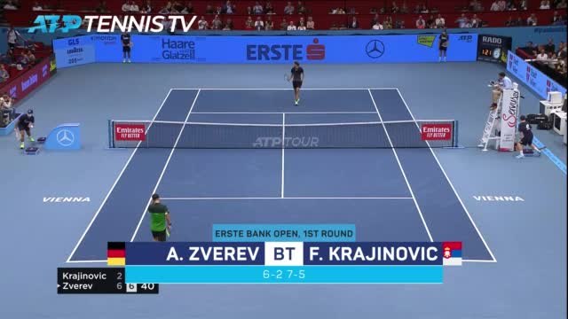 Zverev beats Krajinovic after second set wobble in Vienna