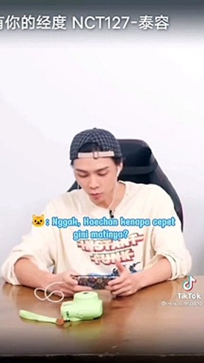 Haechan sadar/bangun 
