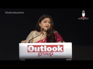Outlook SpeakOut 2019| If Anyone Needs To Understand What Women Want, It's Men: Khushbu Sundar