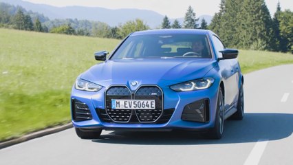 The first-ever BMW i4 Driving Video