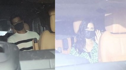 Vicky Kaushal और Katrina Kaif दिखे एक साथ, क्या Busy है अपनी Wedding planning में? | FilmiBeat