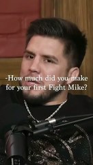 How much money make mike tyson first fight