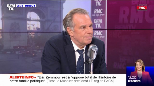 Renaud Muselier: Je fais partie de ceux qui n'appelleront jamais à voter Éric Zemmour