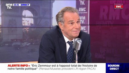 Renaud Muselier: "Je veux voter pour celui qui a le plus de chances de gagner. (…) Ce sera Barnier ou Bertrand"