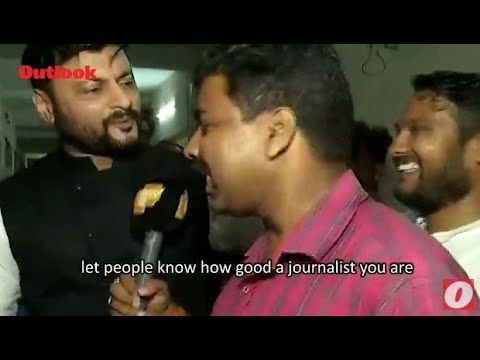 BJD MP Anubhav Mohanty Misbehaves With Journalist In Odisha