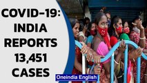 Covid-19: India registers 13,451 cases, 585 deaths, little higher than Tuesday | Oneindia News