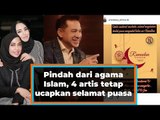 Pindah agama , Salmafina dan 3 artis lain tetap toleransi ucapkan selamat puasa