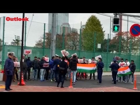 On 26/11 Anniversary, Human Rights Activists Protest Outside Pakistan Embassy in Tokyo