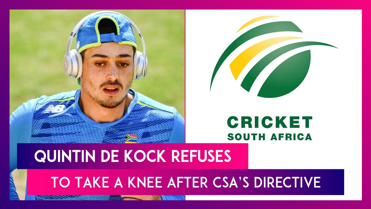 Quinton de Kock Decides Against Taking a Knee After CSA’s Directive To South Africa Players