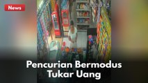 PENCURIAN MODUS TUKAR UANG !! PELAKU BERPURA-PURA GANGGUAN JIWA SAAT DIKEJAR !