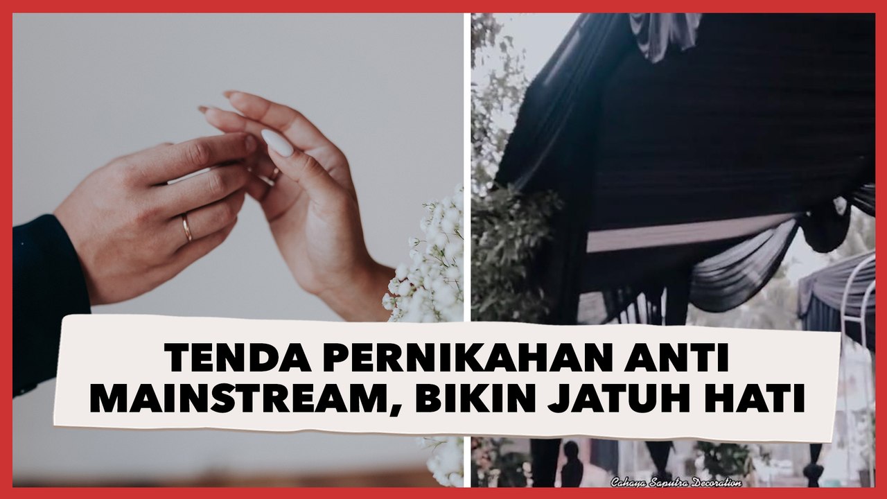 Pengantin Pilih Tenda Pernikahan Anti Mainstream, Warnanya Bikin Jatuh Hati
