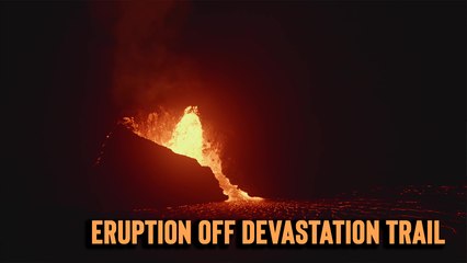 'Stunning footage from Kilauea Volcano's renewed eruption '