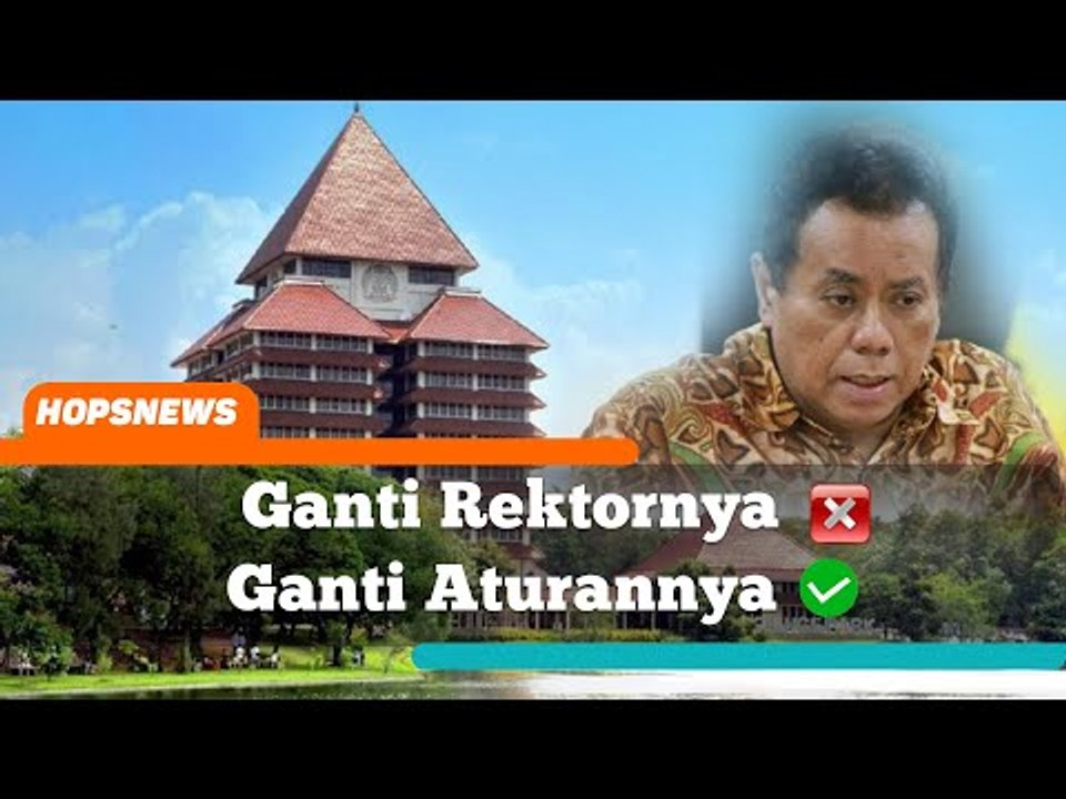 Peraturan Pemerintah yang atur statuta diubah, Rektor UI boleh rangkap jabatan
