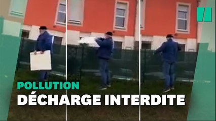 Agacé par cette décharge sauvage, ce maire retourne tout à l'envoyeur