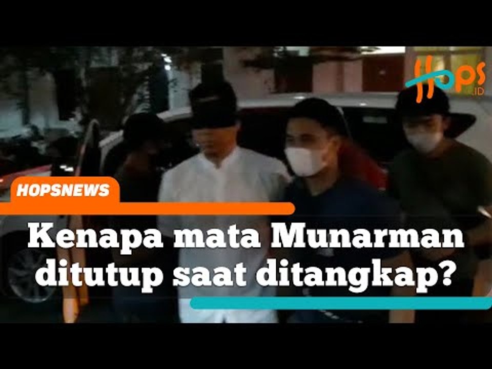 Ini alasan mata Munarman ditutup saat diringkus Densus 88