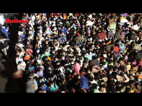 COVID-19 | Migrant Workers Queue At Delhi Bus Terminals To Leave For Home