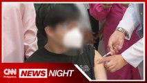 Nationwide inoculation of minors 12-17 years old to begin Nov. 3