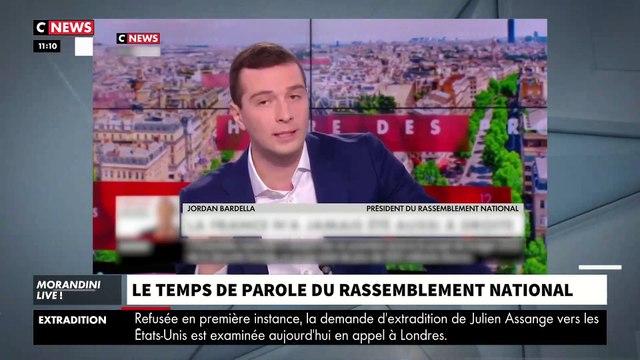 Temps de parole du Rassemblement national: Accrochage ce matin entre le député Jean-Lin Lacapelle et Jean-Marc Morandini dans Morandini Live sur CNews - Regardez
