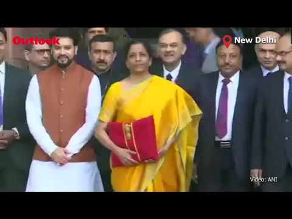 Finance Minister Nirmala Sitharaman With 'Bahi Khata'