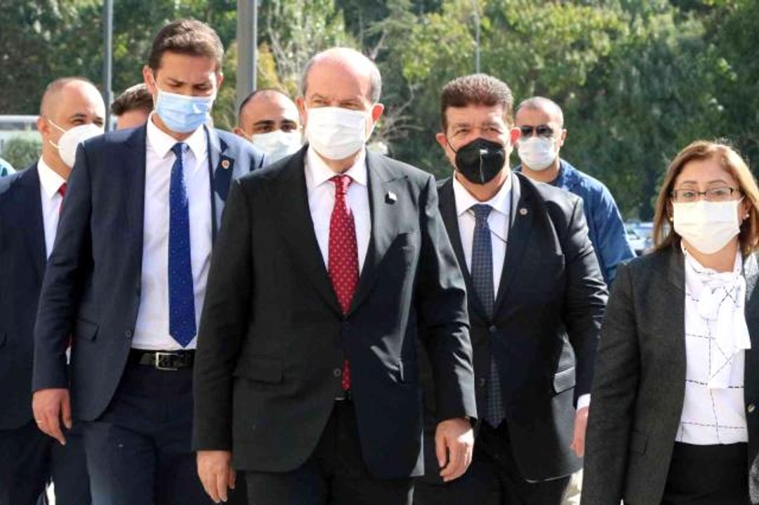 Son dakika... KKTC Cumhurbaşkanı Tatar'dan Başkan Şahin'e ziyaret