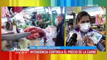 En Cochabamba realizan controles de la venta de carne en mercados  para evitar especulaciones