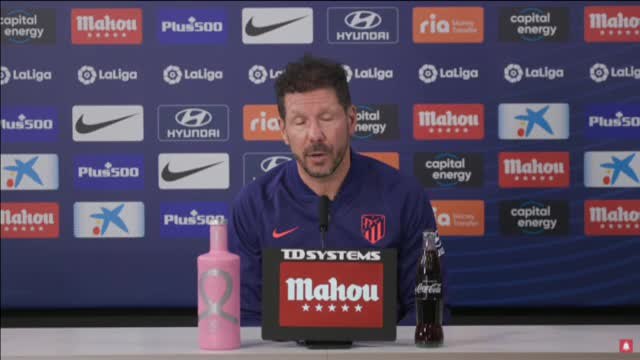 Simeone: El campo manda, no tengo compromiso con nadie