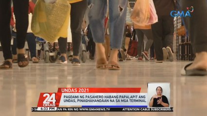 Pagdami ng pasahero habang papalit ang Undas, pinaghahandaan na sa mga terminal | 24 Oras
