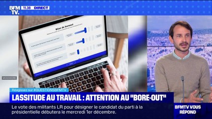 Lassitude au travail : Qu'est-ce que le "bore-out" ? Comment le prévenir ? BFMTV répond à vos questions
