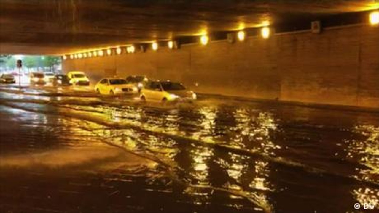 Las inundaciones en las ciudades