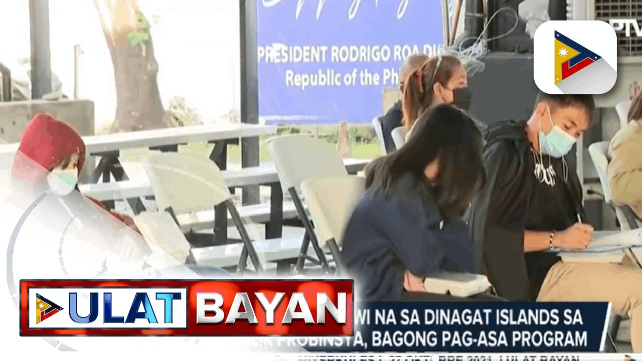 Apat na pamilya, makauuwi na sa Dinagat Islands sa tulong ng Balik Probinsya, Bagong Pag-asa Program